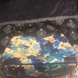 Flower print Dooney & Bourke tote